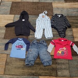 Baby boys size 12M winter clothing bundle of 6